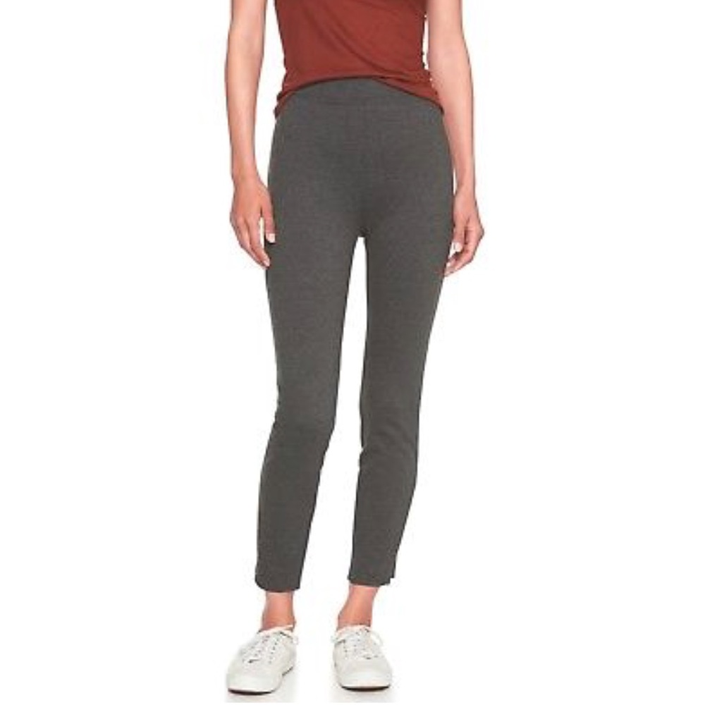 NEW Banana Republic Leggings Ponte Crop‎ Charcoal
